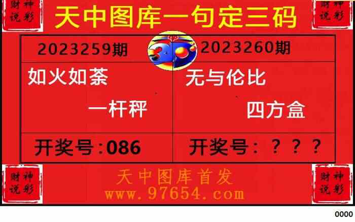 23260期: 财神说彩3D全套图版