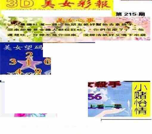 23215期: 三毛3D精品图谜