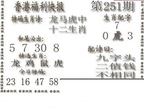 23251期: 白老3D杀码图版