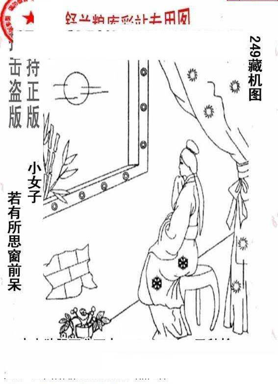 23249期: 老村长福彩3D天天图谜