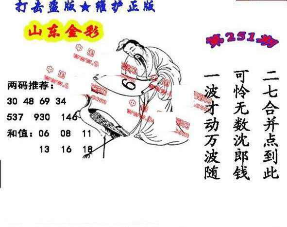 23251期: 福彩3D丹东全图分析