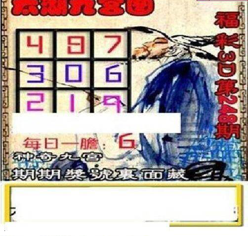 23248期: 太湖图福彩3D精品预测