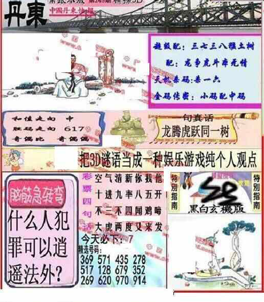 23245期: 福彩3D丹东全图分析