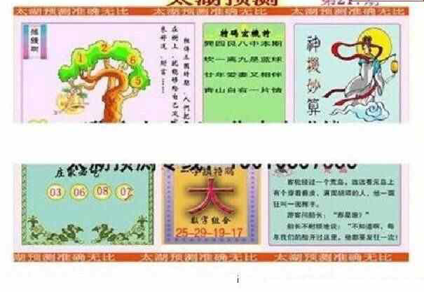 23217期: 太湖图福彩3D精品预测