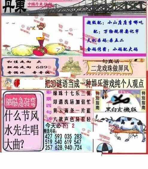 23246期: 福彩3D丹东全图分析