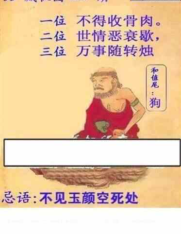 23267期: 白老3D杀码图版