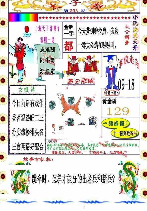 23203期: 福彩3D丹东全图分析