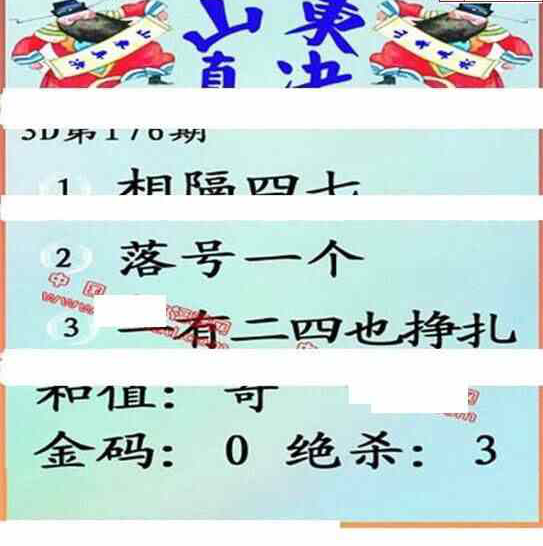 23176期: 福彩3D丹东全图分析