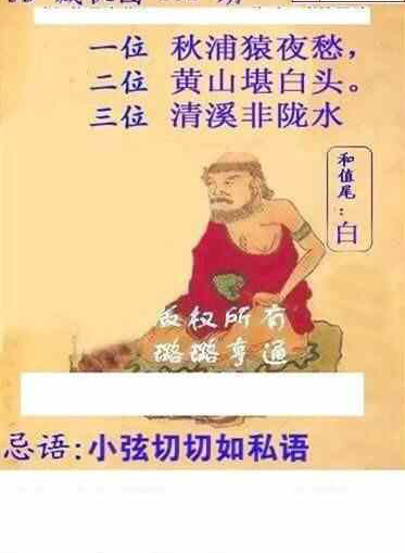 23181期: 白老3D杀码图版