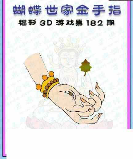 23182期: 3D蝴蝶世家蝴蝶彩图