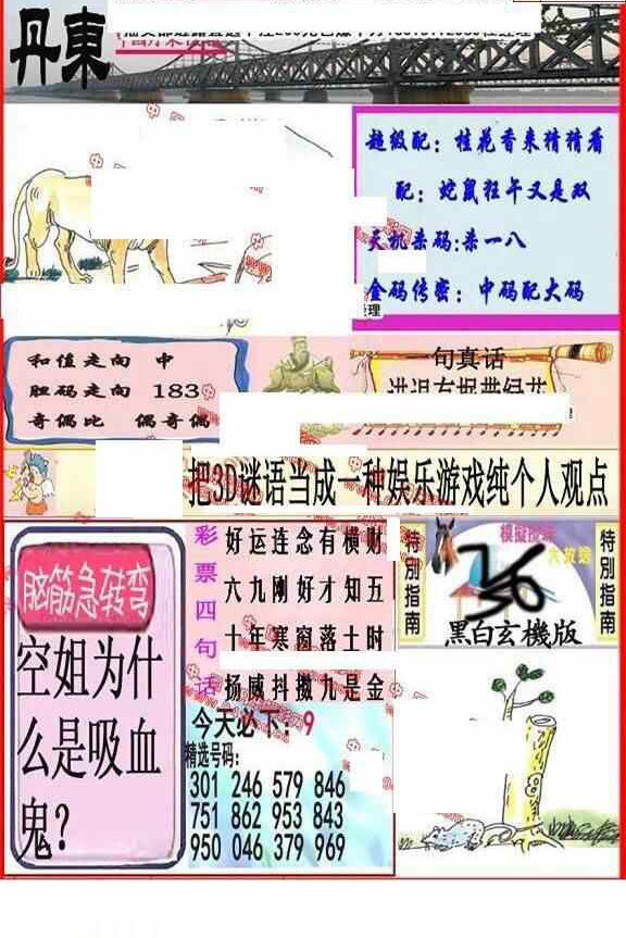 23177期: 福彩3D丹东全图分析