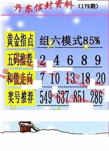 23179期: 福彩3D丹东全图分析