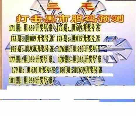 23181期: 三毛3D精品图谜