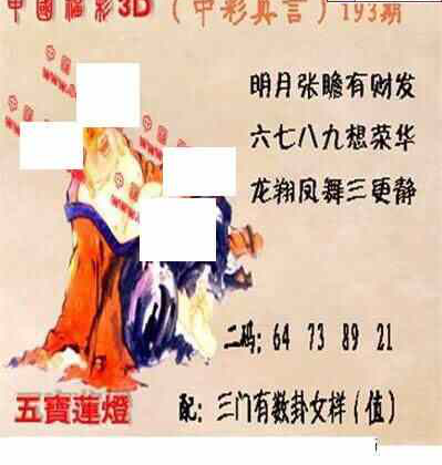 23193期: 福彩3D丹东全图分析