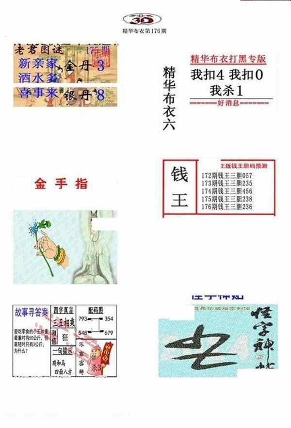 23176期: 福彩3D全套图版参考