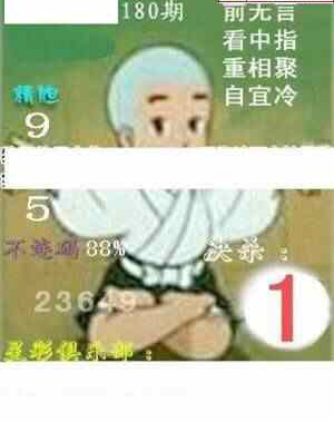 23180期: 白老3D杀码图版