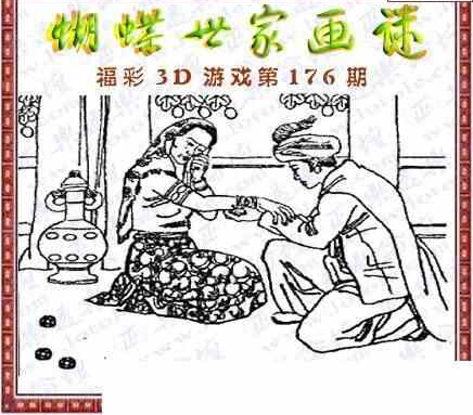 23176期: 3D蝴蝶世家蝴蝶彩图