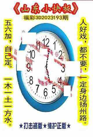 23193期: 福彩3D丹东全图分析