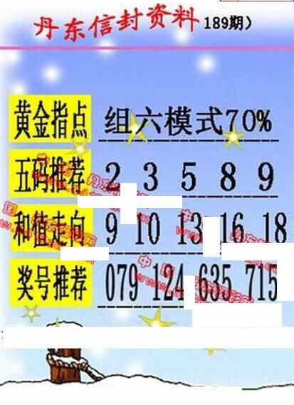 23189期: 福彩3D丹东全图分析