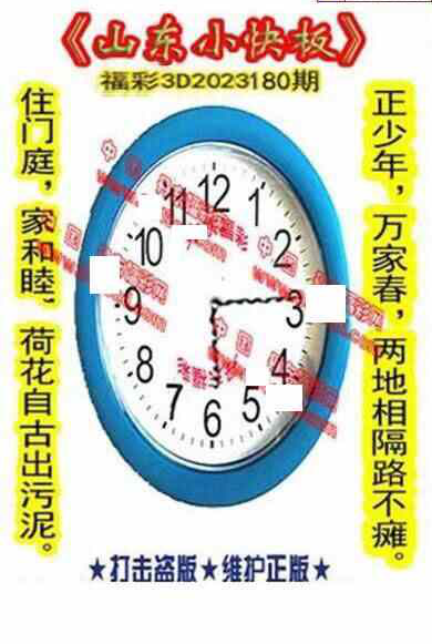 23180期: 福彩3D丹东全图分析