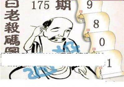 23175期: 白老3D杀码图版