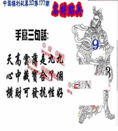 23177期: 福彩3D丹东全图分析