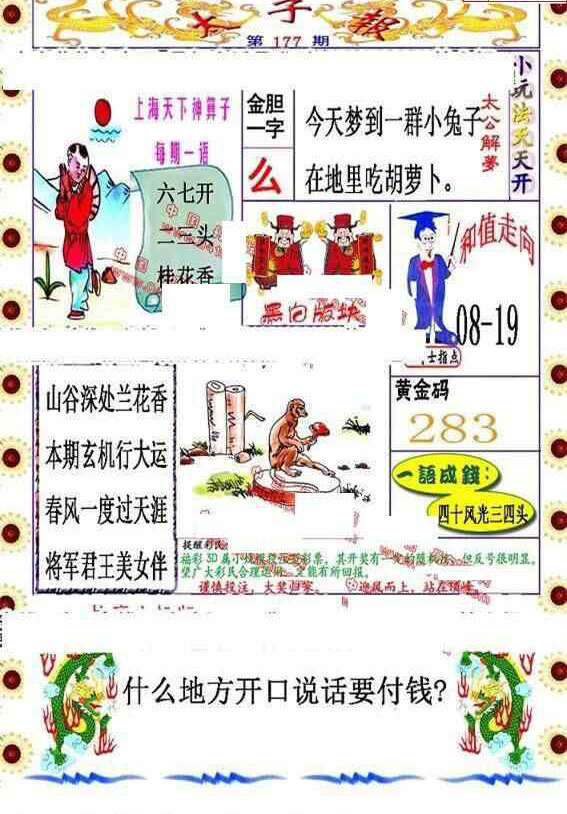 23177期: 福彩3D丹东全图分析